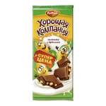 Кондитерская плитка РотФронт Хорошая компания молочная с арахисом 80г