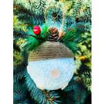 Украшение ёлочное Магия праздника Шар с ветками 12 см NY118 3шт