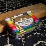 Набор ниток ПНК им. Кирова Мулине 10м 25шт Ленинградское мультиколор