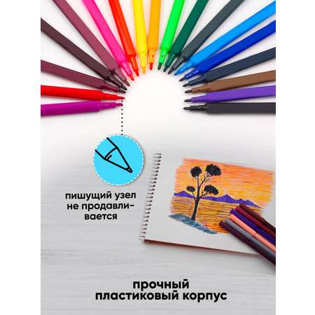 Фломастеры ПАНДАРОГ 18 цв.