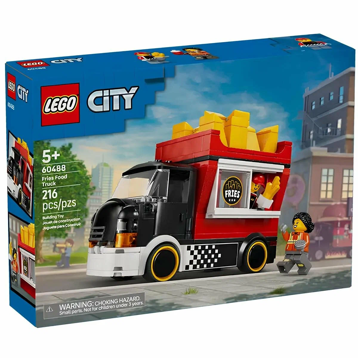 Конструктор LEGO City Фудтрак с картошкой-фри 60488 216 дет. - фото 8