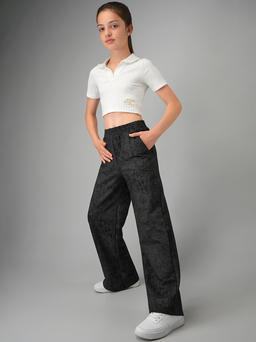 Брюки HappyFox HF070SPвинтаж.черный - фото 8