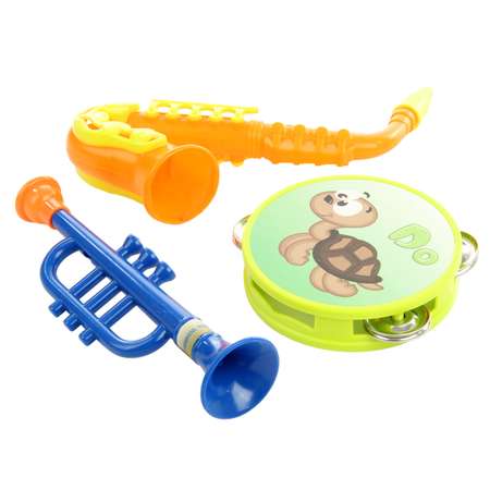 Игрушка музыкальная Veld Co бубен, саксофон, труба