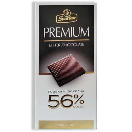 Шоколад КФ Спартак горький 56% 95гр