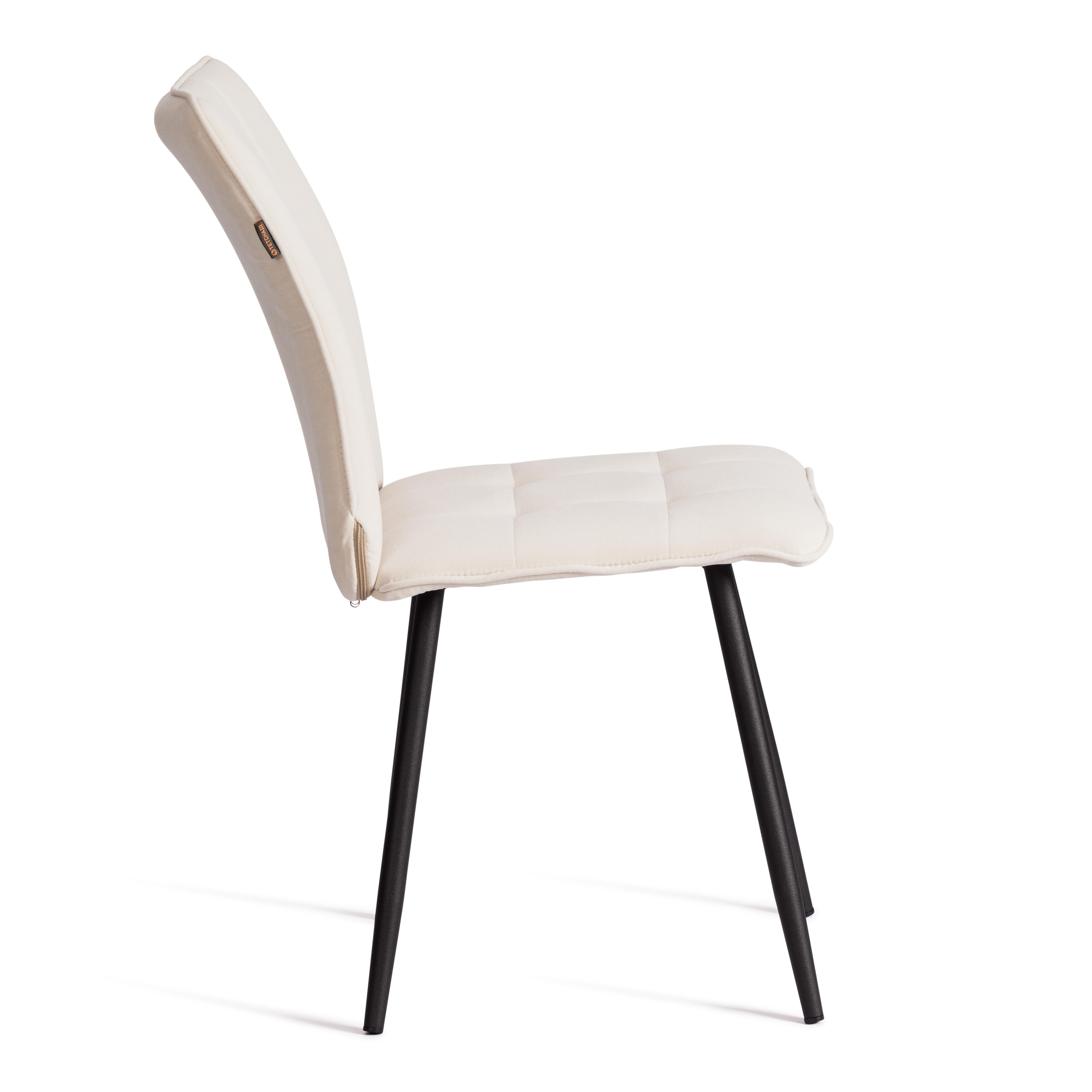 Стул TETCHAIR Bari LT велюр молочный 2 шт. - фото 13