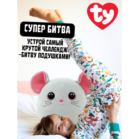 Мягкая игрушка-сквиш TY Лакомка мышка