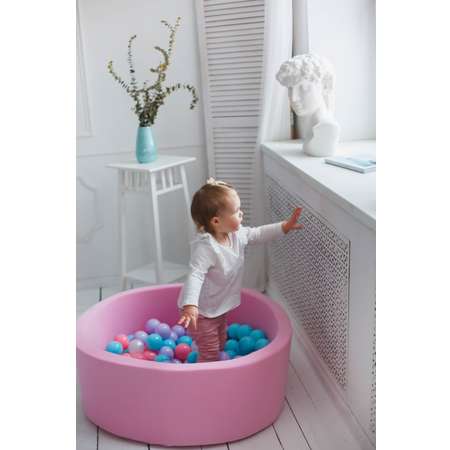 Сухой бассейн Boobo.kids 85х30 см 150 шаров розовый