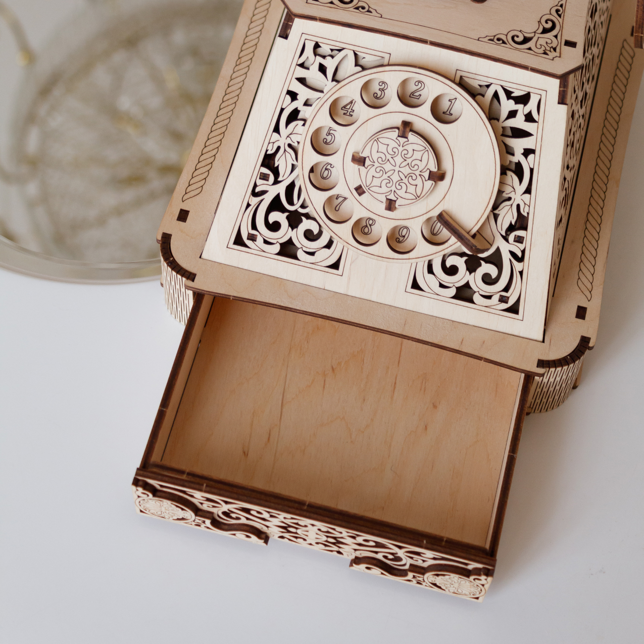 Конструктор Eco Wood Art Ретро Телефон деревянный 232 дет. - фото 9