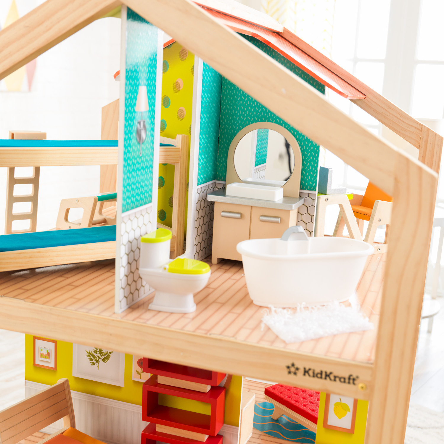 Домик для кукол KidKraft с мебелью 65199_KE - фото 5