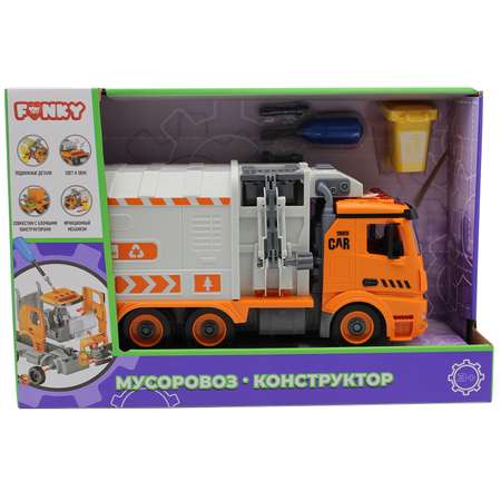 Конструктор Funky Toys Мусоровоз сборная игровая модель