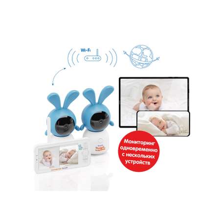 Видеоняня Ramili Baby RV100X2KROSH Крошик, Малышарики, с креплениями