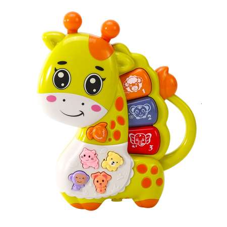 Игрушка музыкальная Mioshi Милый жирафик пианино