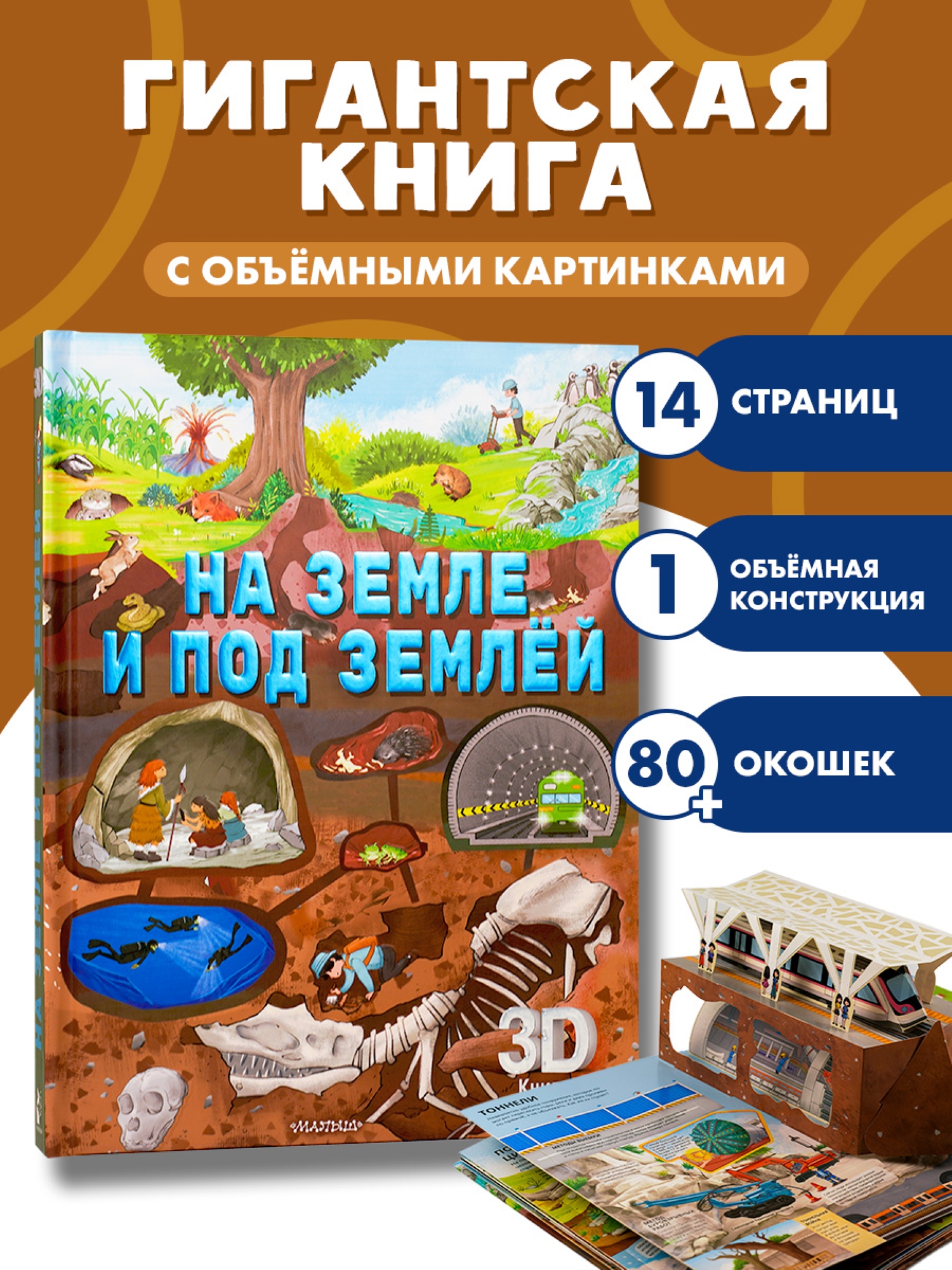 Книга АСТ На земле и под землёй - фото 4