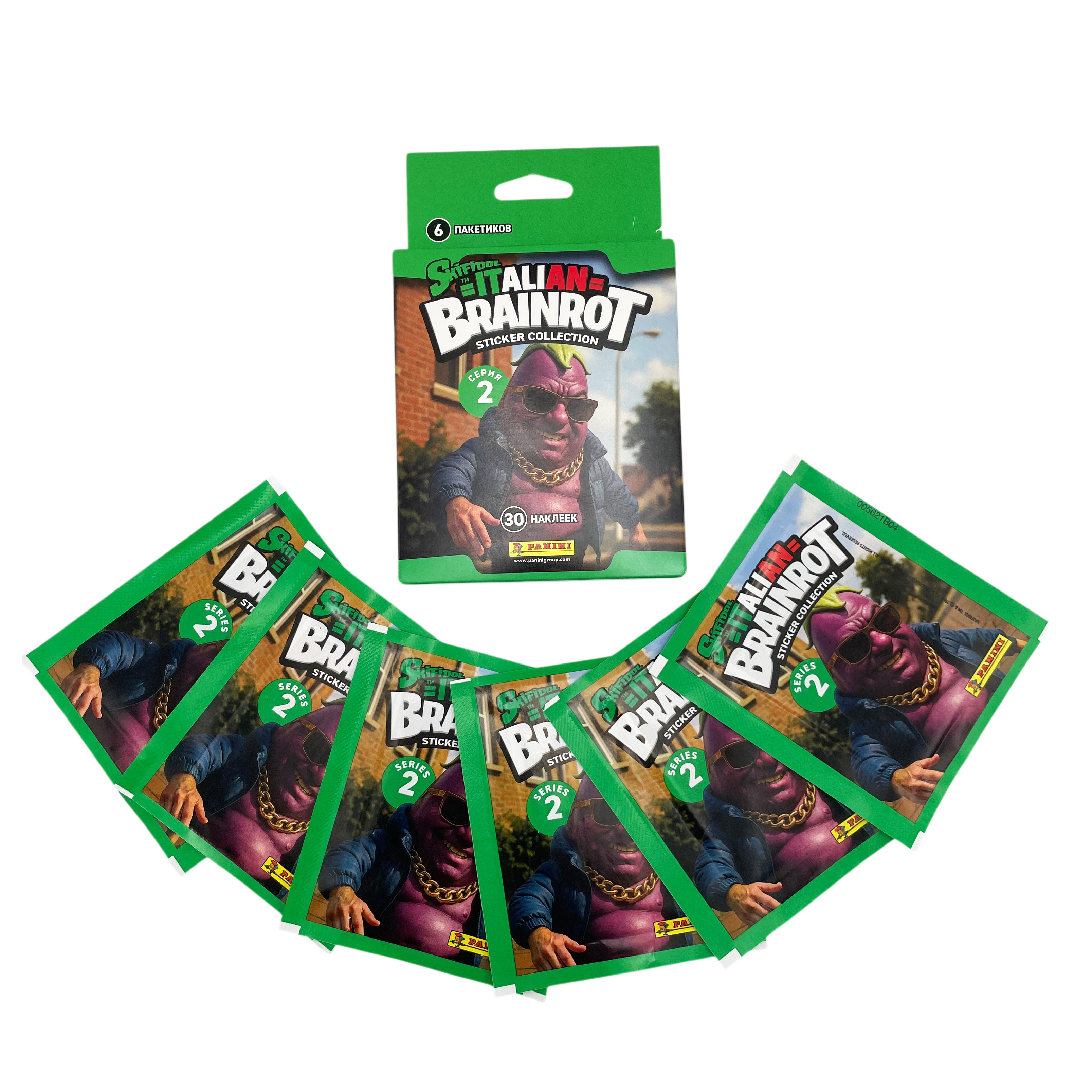 Наклейки Panini Skifidol Brainrot Italy 2026 12 шт. - фото 8