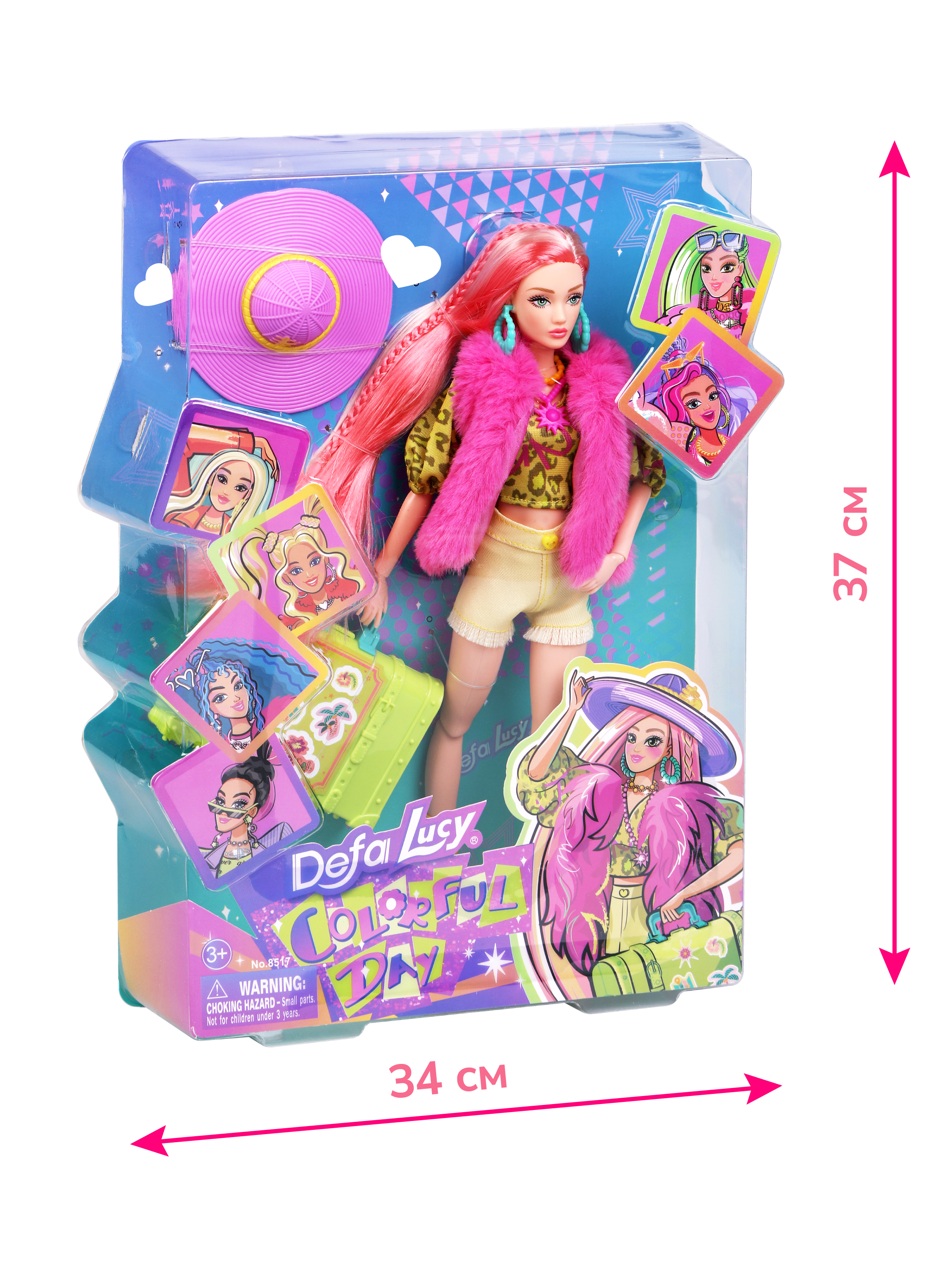 Кукла классическая Defa Lucy высота 29 см 804841 - фото 7