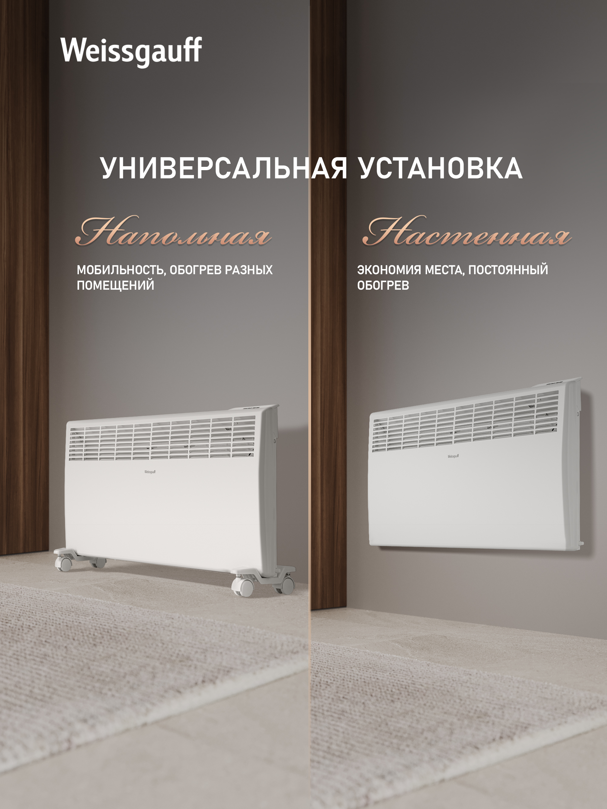 Обогреватель WEISSGAUFF WCHE 2000 Touch - фото 3