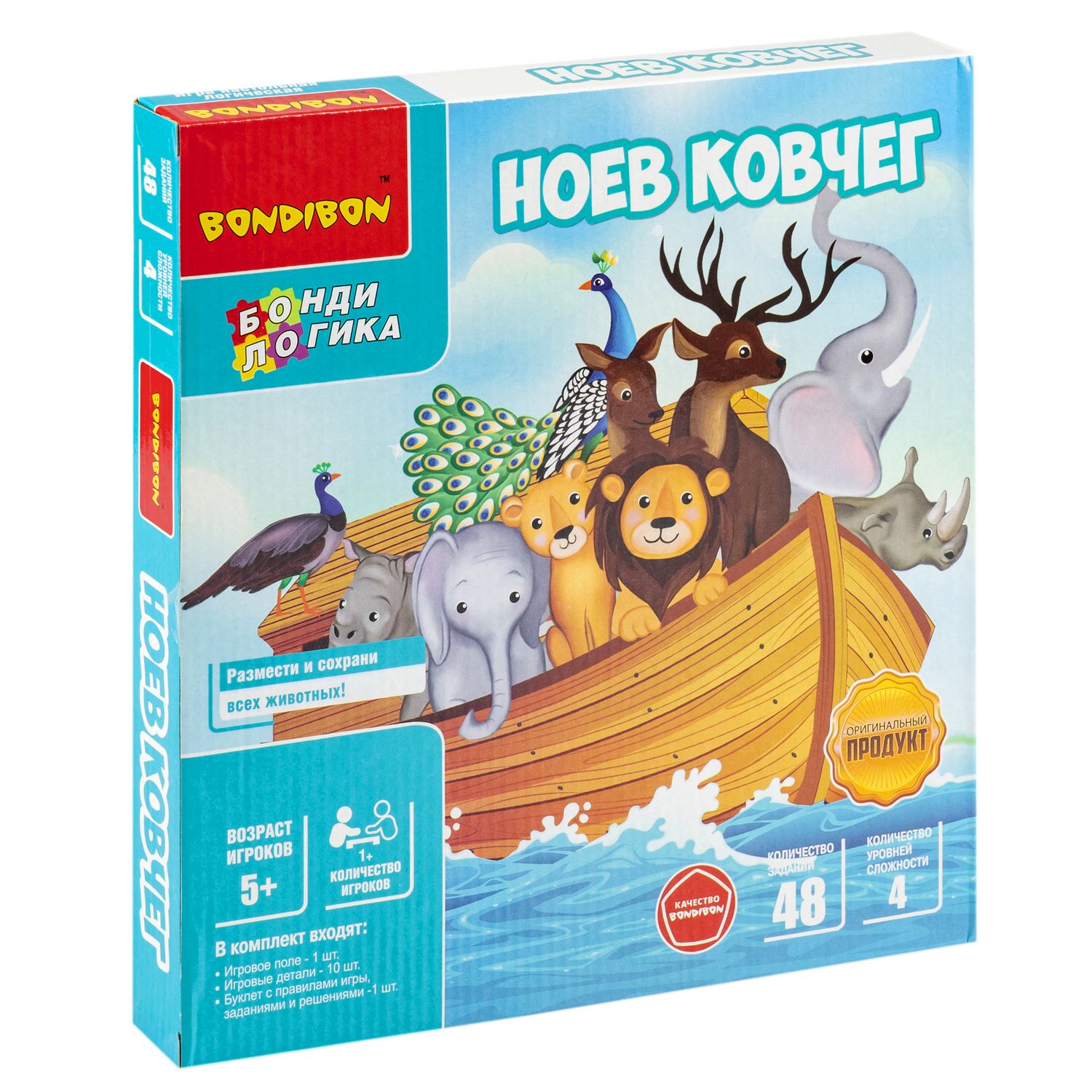 Настольная игра Bondibon логическая НОЕВ КОВЧЕГ - фото 2