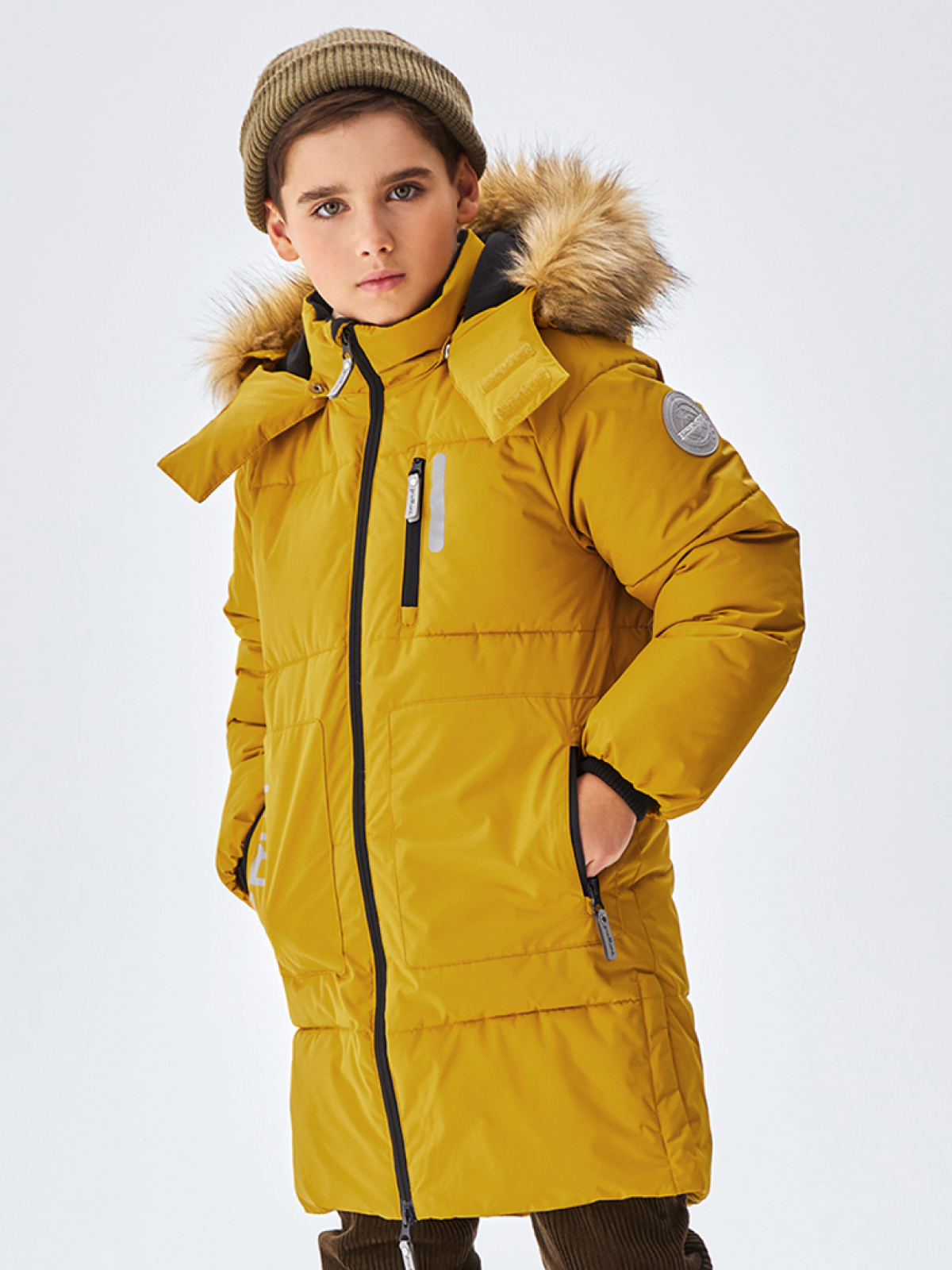 Пальто Premont WP323812YELLOW - фото 7