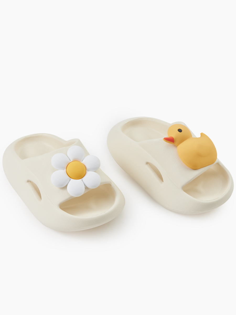 Шлепанцы Happy Baby 86524_milky(chamomile/duck) - фото 1