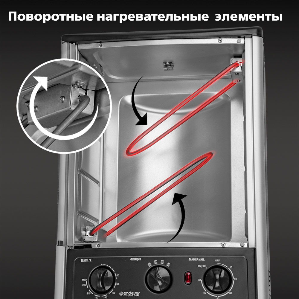 Электрический многофункциональный гриль ENDEVER Grillmaster-310 - фото 3
