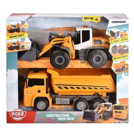 Игровой набор Dickie Construction Twin Pack
