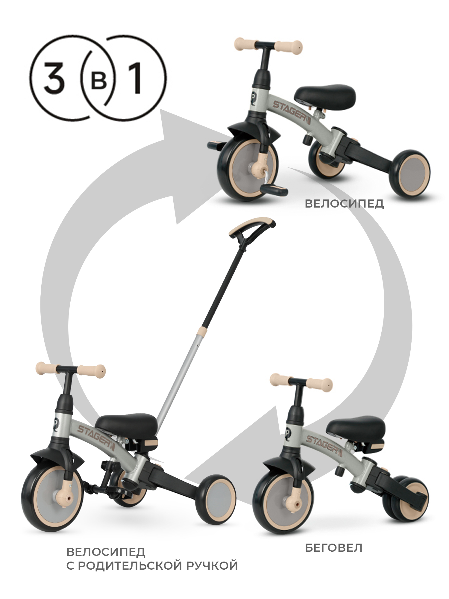 Трехколесный велосипед QPLAY - фото 2