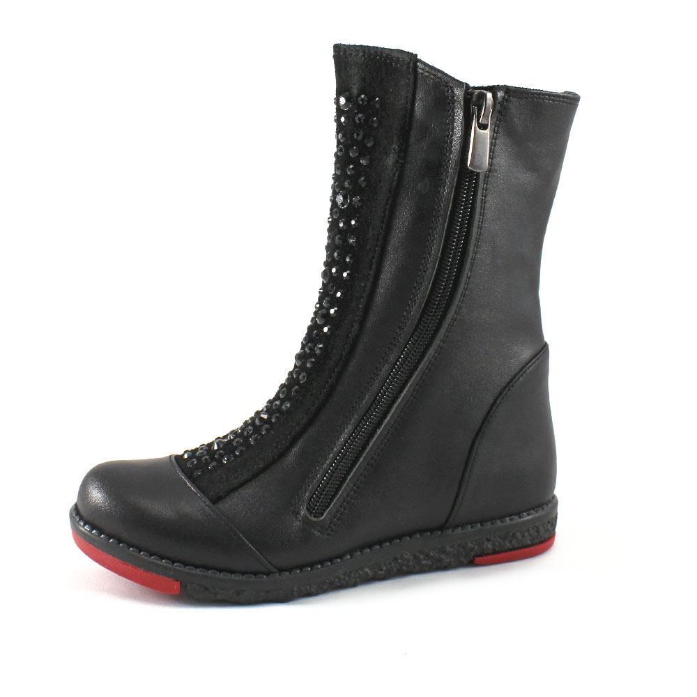 Ботинки Ascenzi 571-1-СВ Ascenzi Ботинки для девочки,черный кожа - фото 1