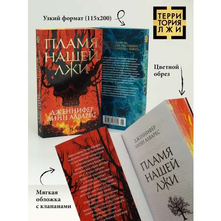 Книга Иностранка Пламя нашей лжи.