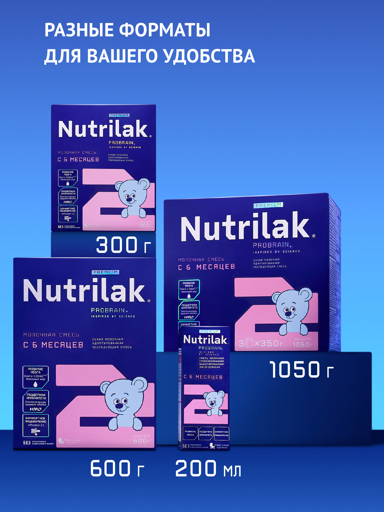Смесь молочная Nutrilak Премиум 2 стерилизованная 0.2 л с 6 месяцев - фото 17