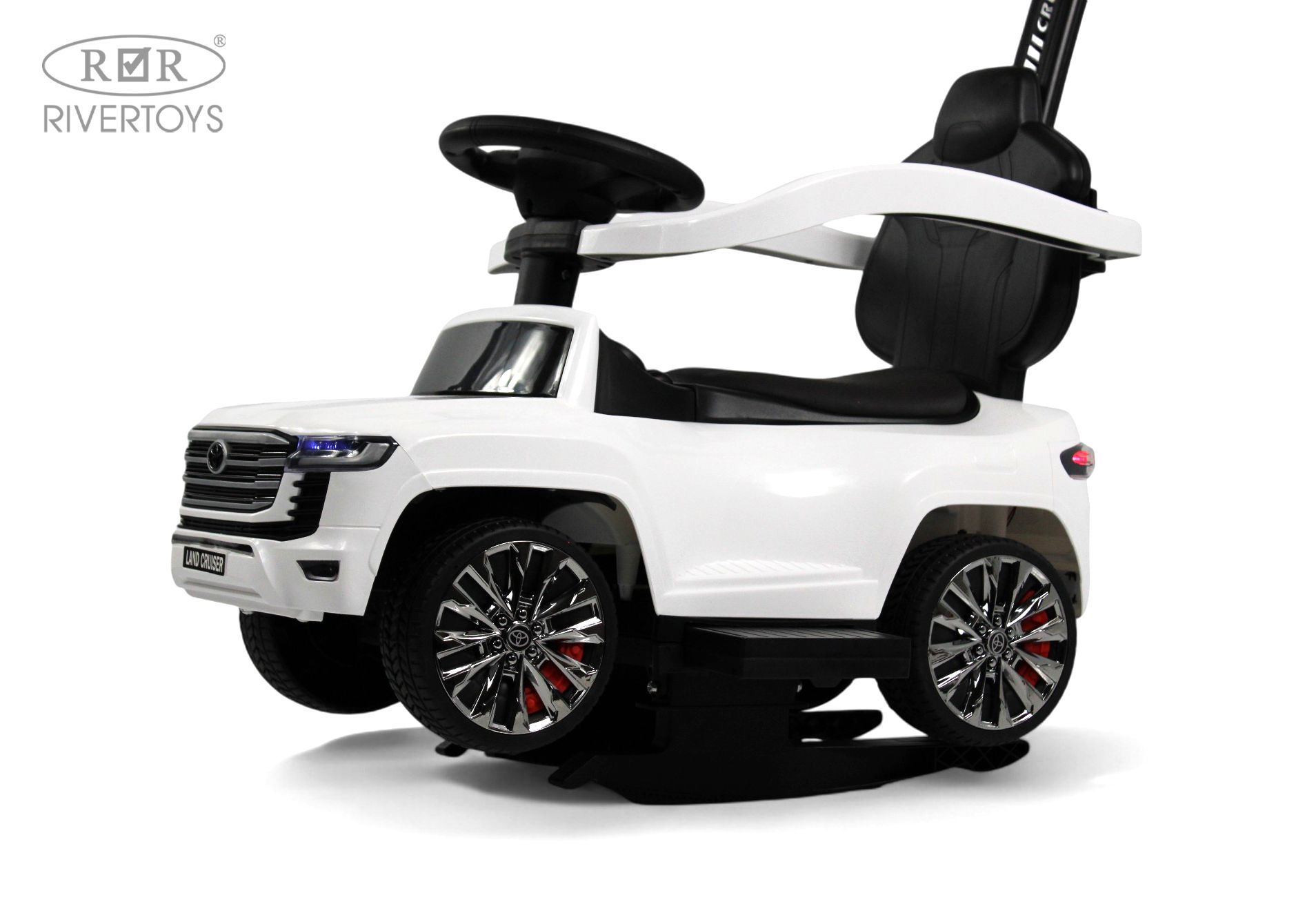 Электромобиль RIVERTOYS Toyota Z002ZZ-A-WHITE С пультом ДУ - фото 6
