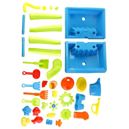 Стол для игр с песком и водой Hualian Toys Три водяные вертушки 56х38х59 см