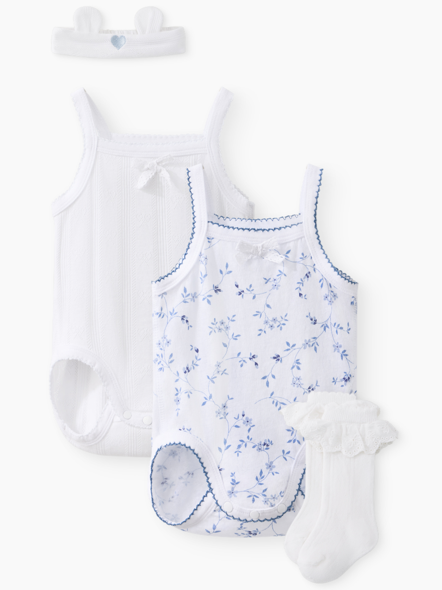 Комплект Happy Baby 90155-0_blue(flowers) - фото 3