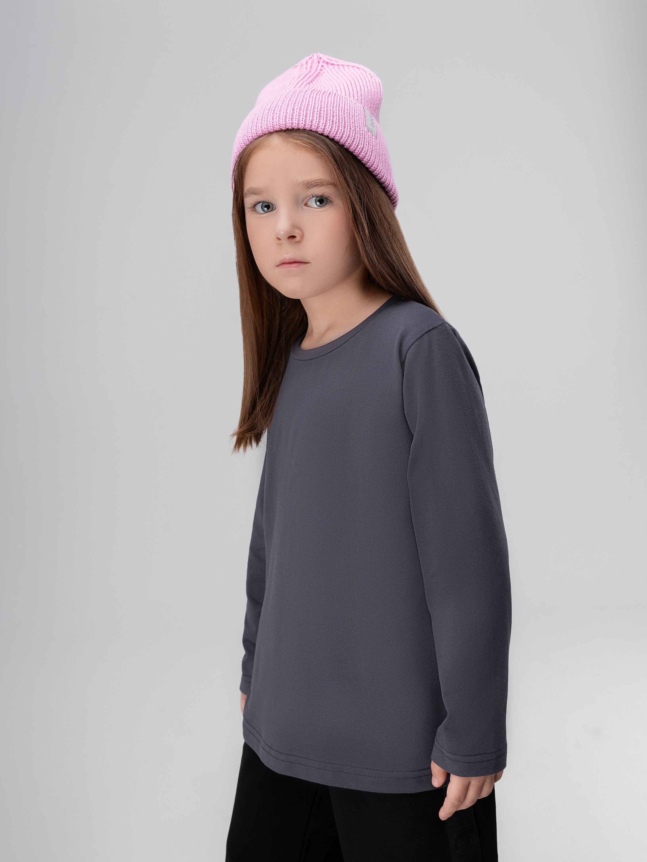 Лонгслив Bodo 7-289MU_темно-серый - фото 4