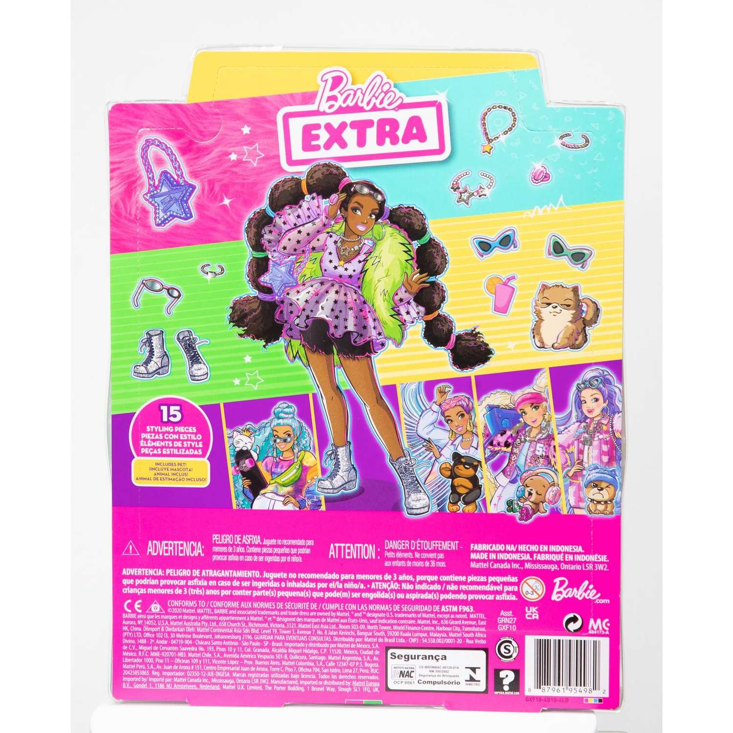 Кукла модельная Barbie Экстра GXF10 - фото 4