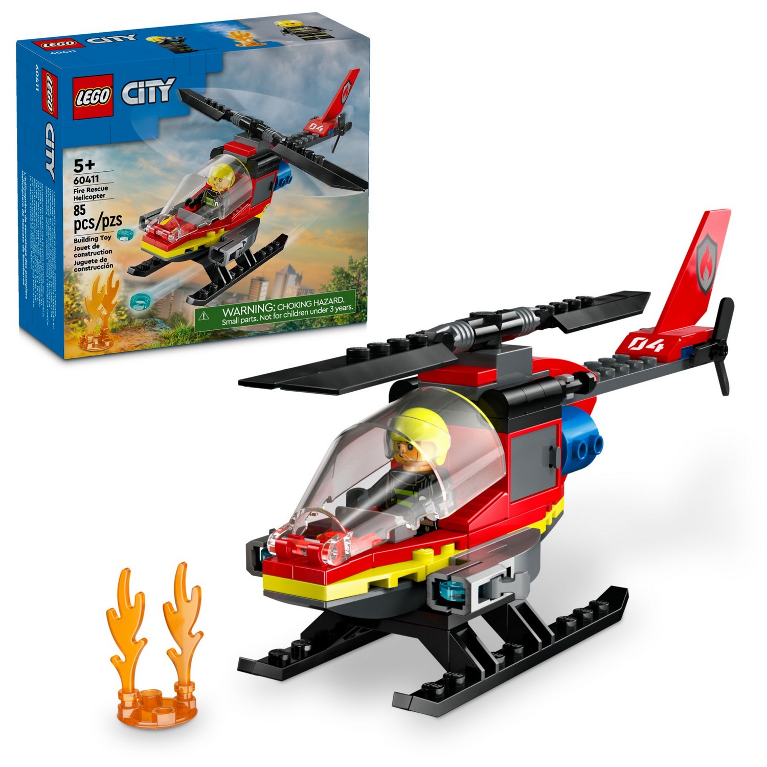 Конструктор LEGO City Пожарно-спасательный вертолет - фото 1