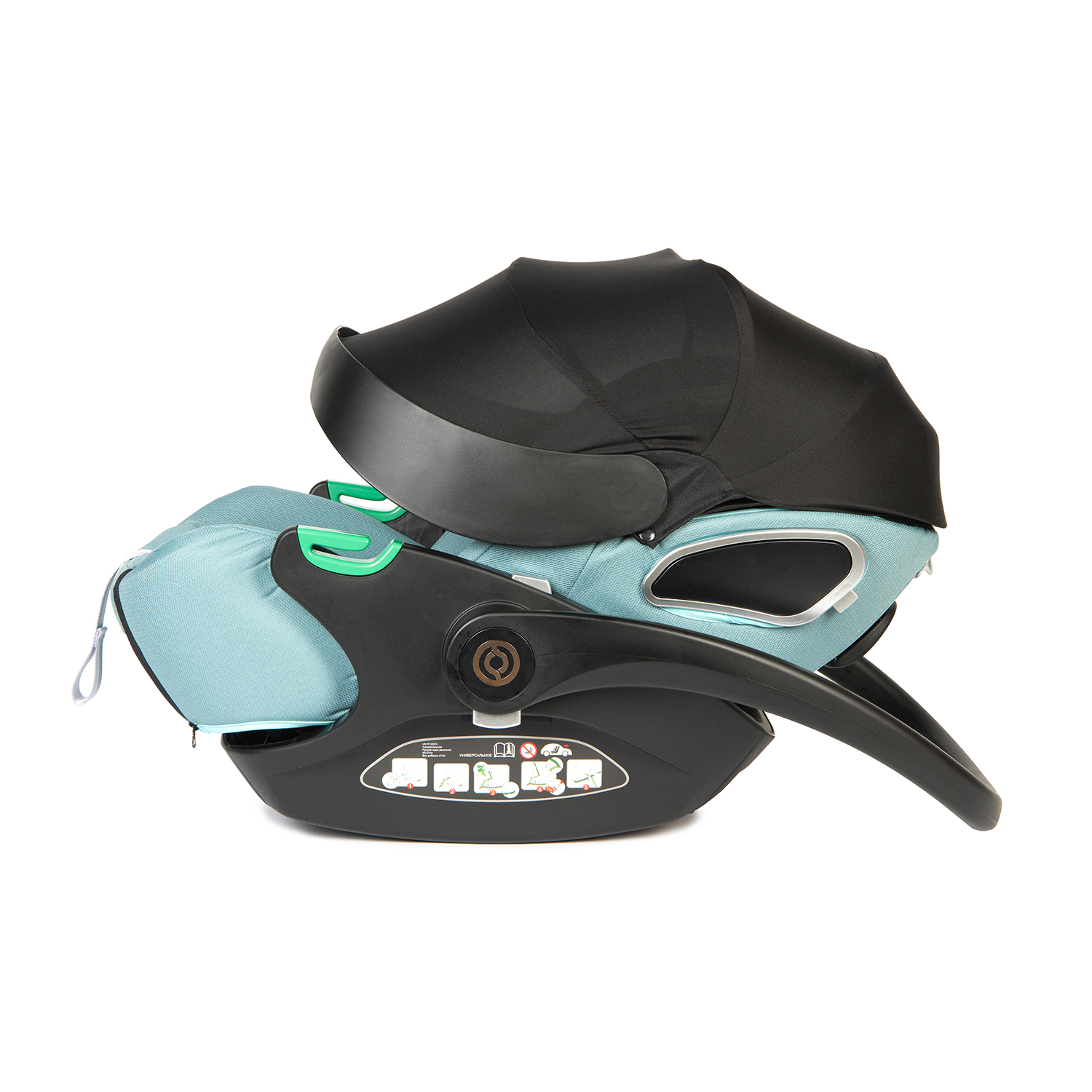 Автокресло Olsson B-Safe Mint 0+/1 (0-18 кг) зеленый - фото 16