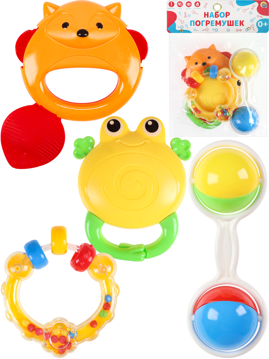 Игрушка Рыжий кот погремушка - фото 1