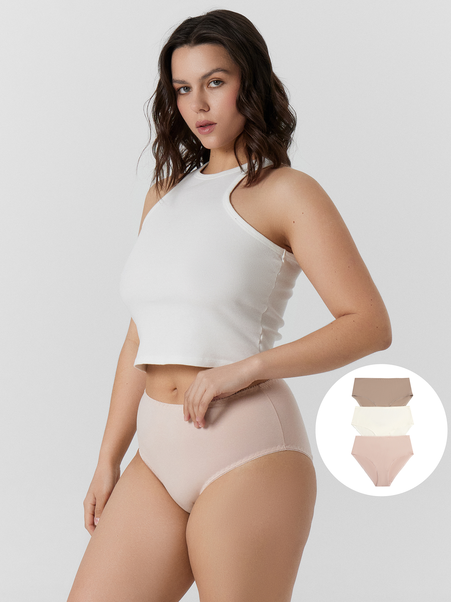 Трусы 3 шт Mark Formelle (Марк Формэль) 412075-3/жемчуг - фото 1