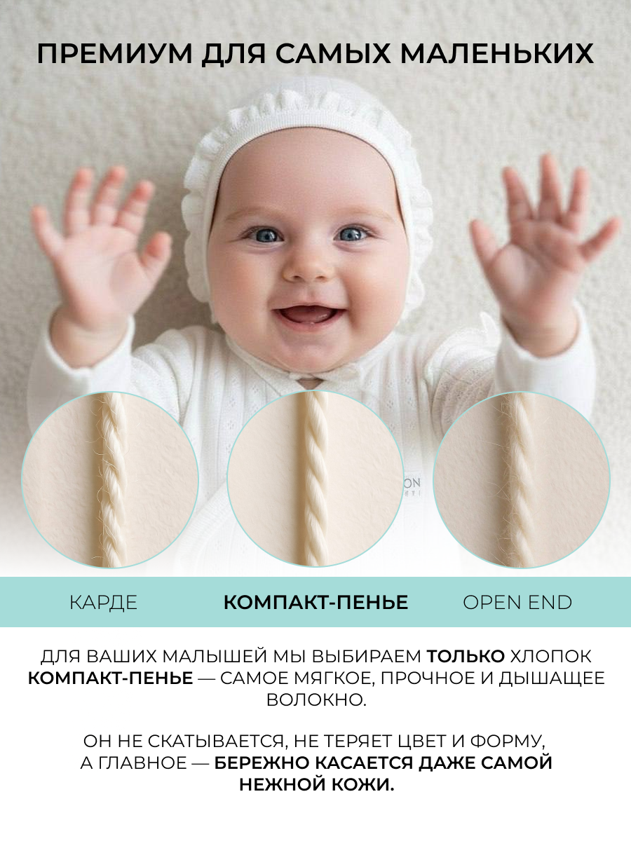 Набор боди для новорожденных 167_Набор_боди_майка_лапша_молоко_розовый - фото 9