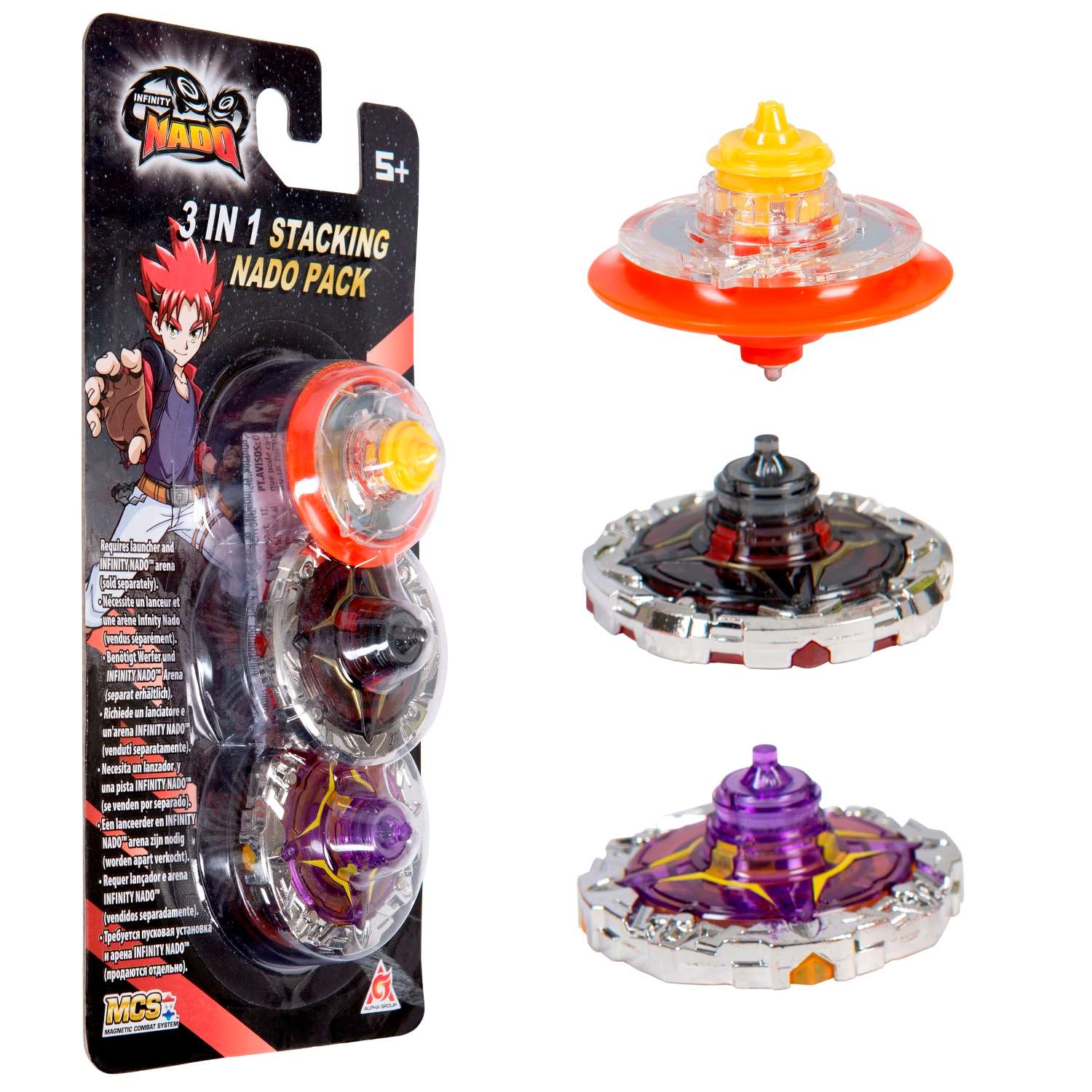 Игровой набор Infinity Nado Волчок Стакинг Fiery Dragon - фото 4