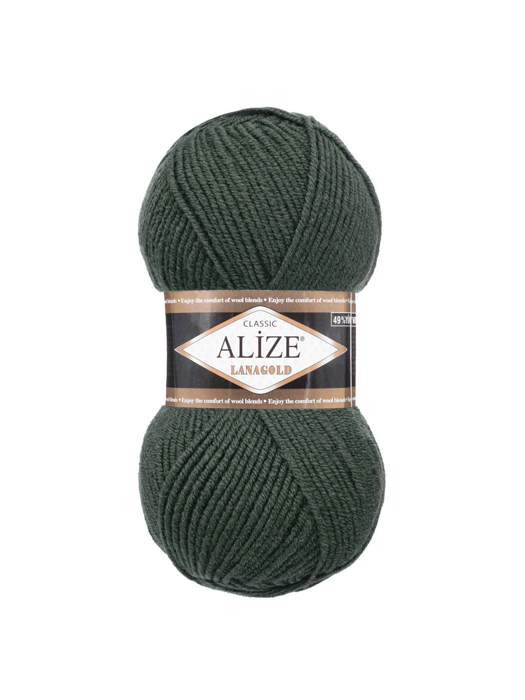 Пряжа Alize полушерстяная мягкая тонкая теплая Lanagold 100г 240м 5 шт 180 Серебряная Сосна - фото 4