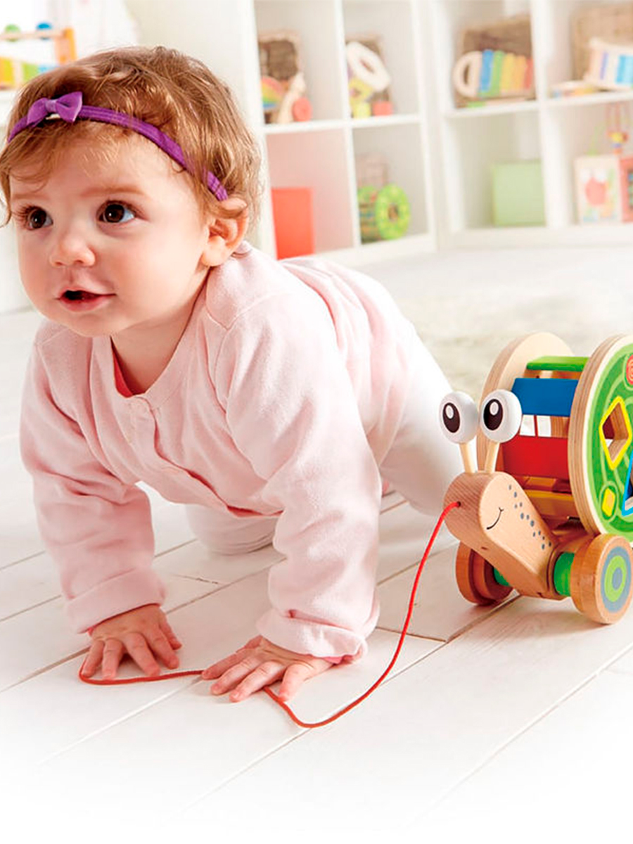 Игрушка Hape каталка Улитка - фото 4