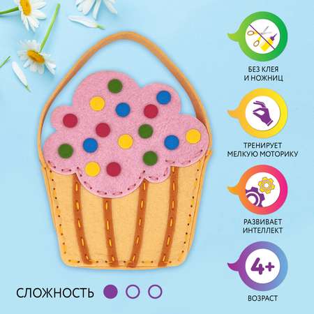 Набор для творчества Юнландия шитье Кексик