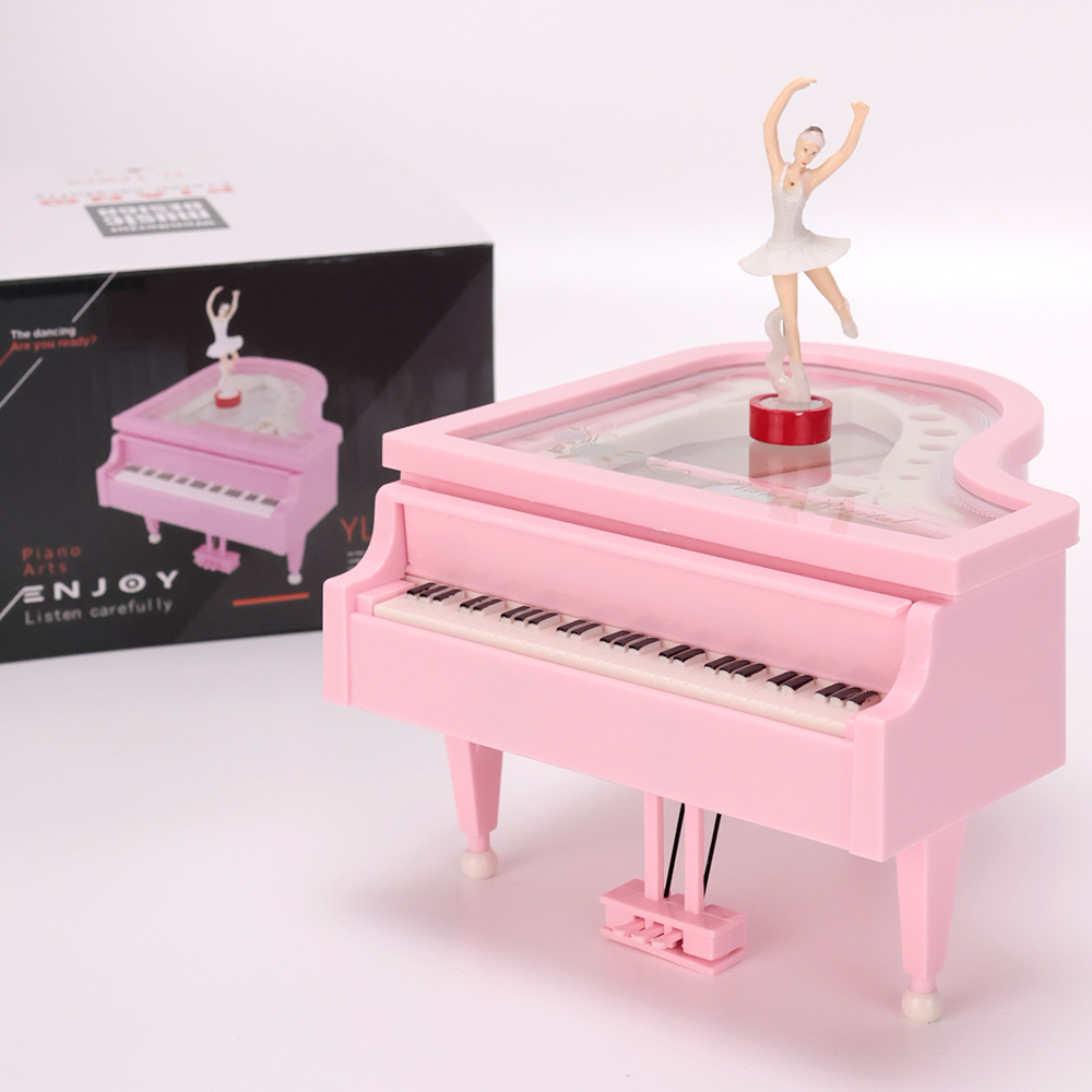 Детская Шкатулка музыкальная TIPTOPOLIS Рояль розовый - фото 8