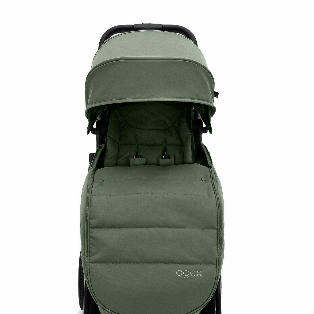 Коляска прогулочная agex All Road зеленый - фото 8
