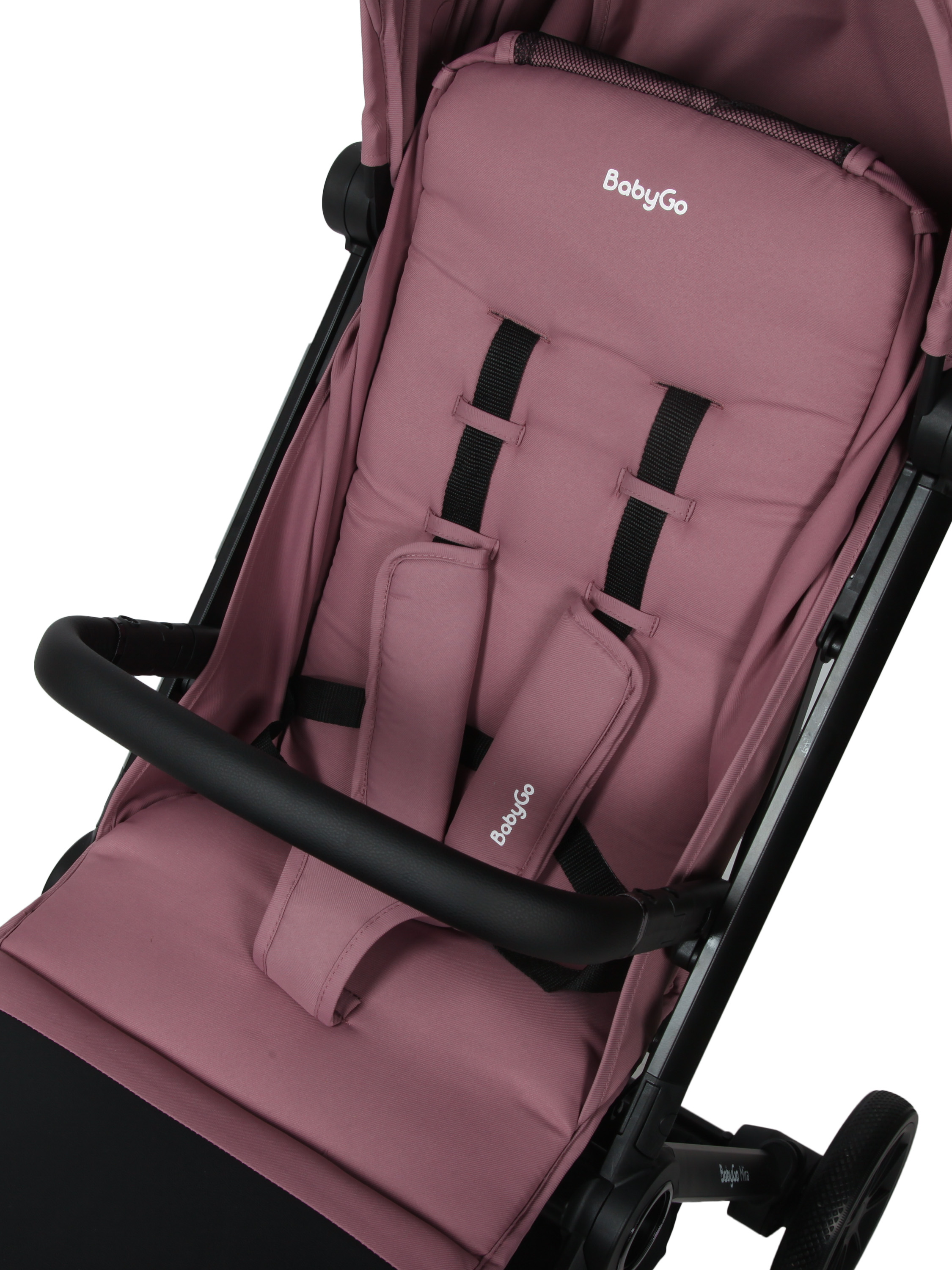 Коляска прогулочная BabyGo Mira Pink L5 - фото 15