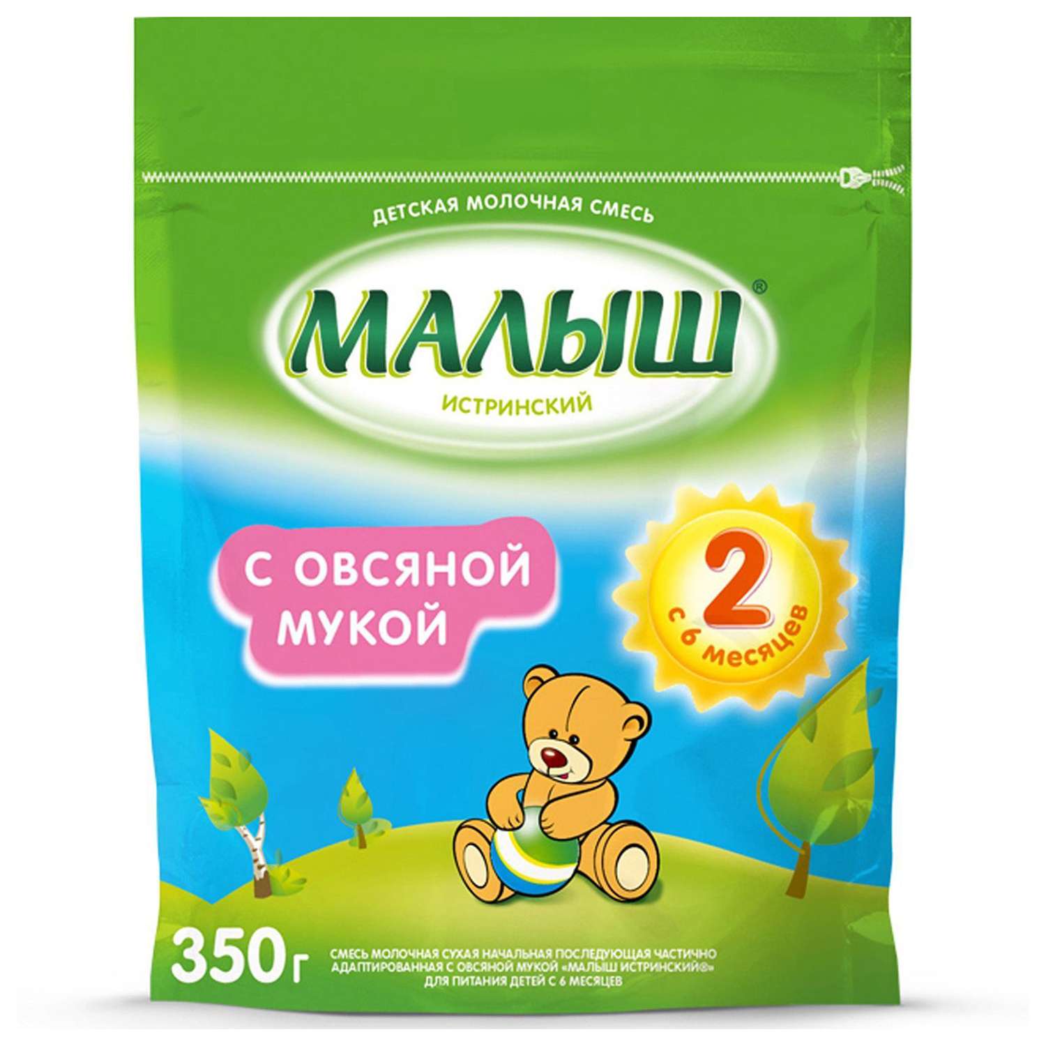Смесь молочная сухая Малыш Истринский Истринский с овсяной мукой 350г с 6 месяцев - фото 1