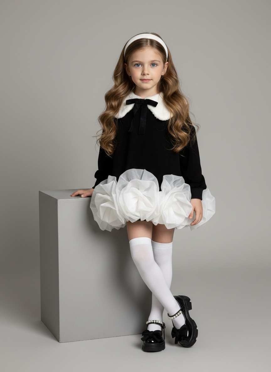 Платье Minilik ПлатьеНарядЧерное - фото 6