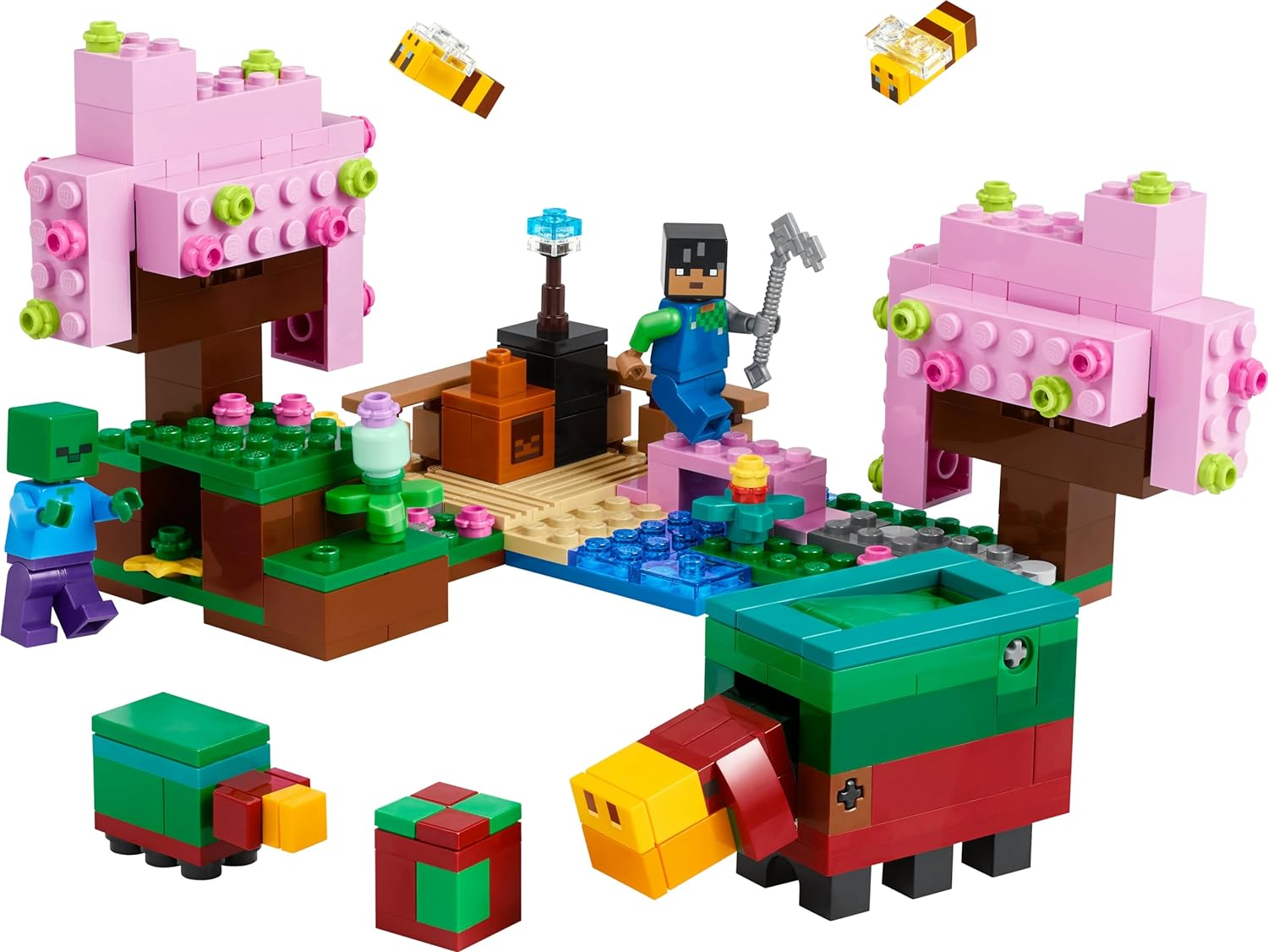 Конструктор LEGO Minecraft Вишневый цветущий сад - фото 2