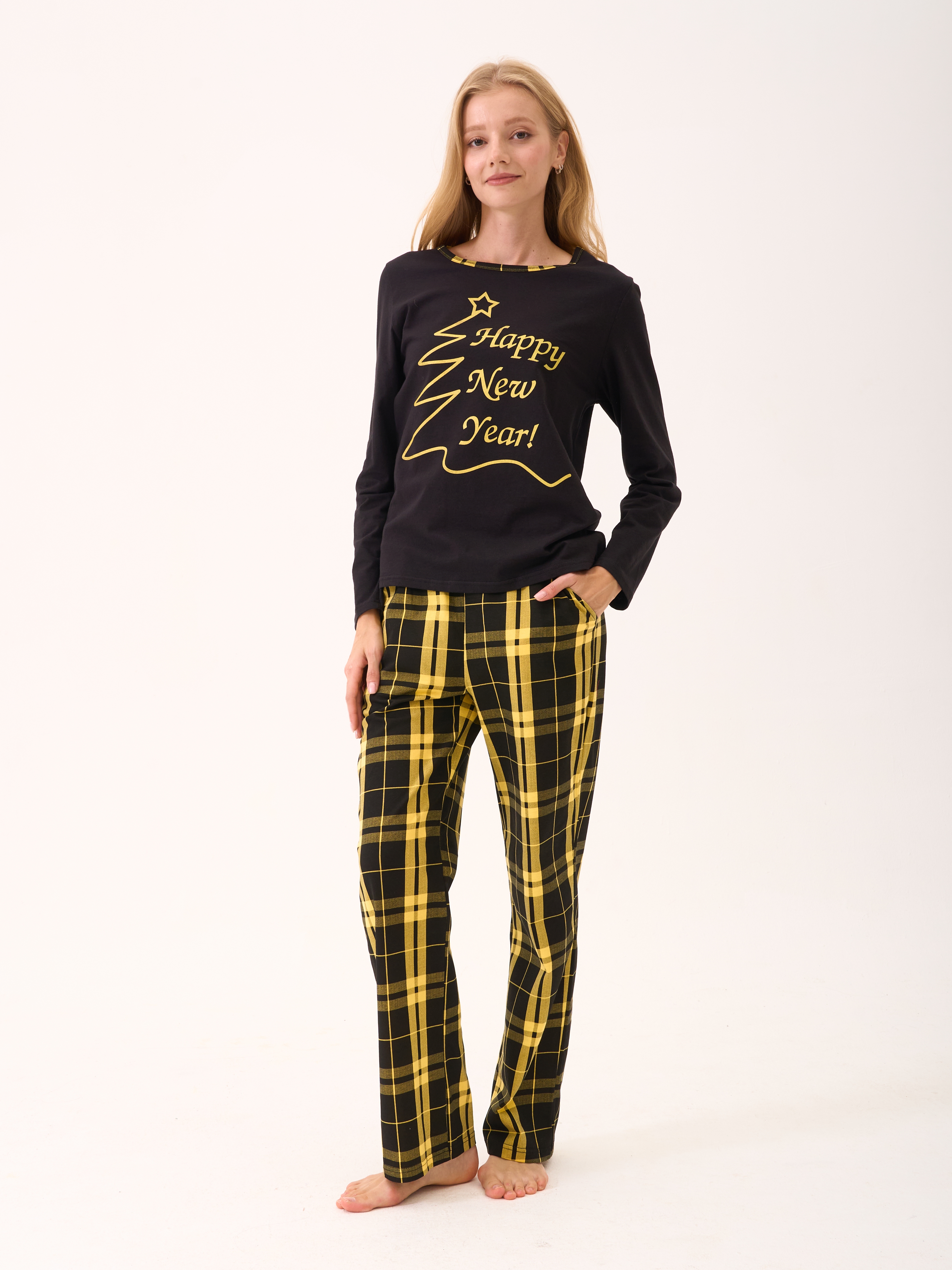 Пижама ДО-Детская Одежда 0405КПрД2/черныйЖ - фото 1